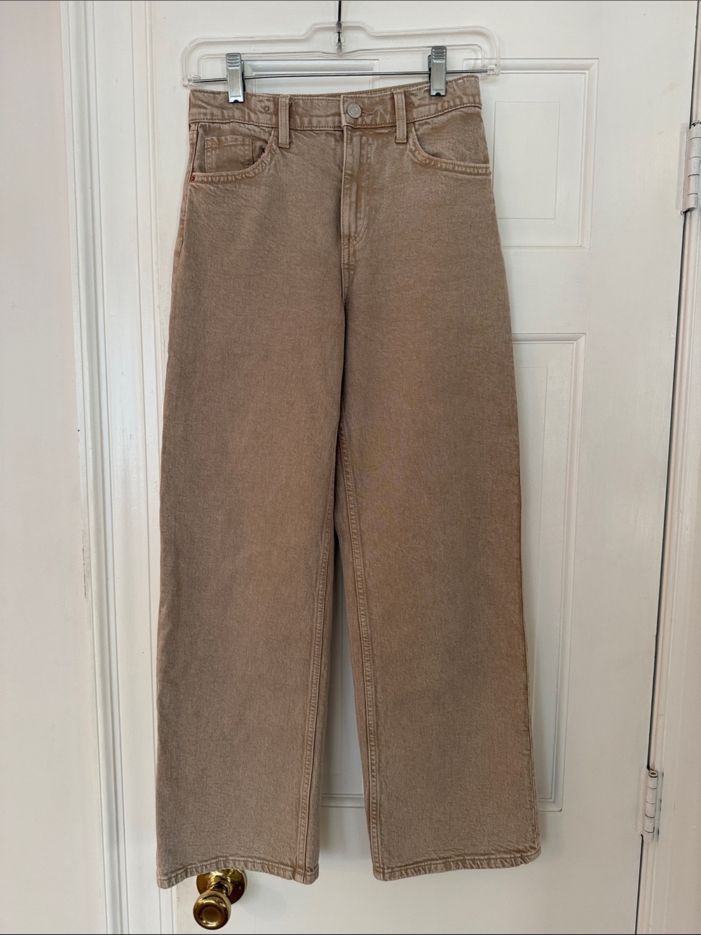 H&M Girl’s Tan Wide Leg Jeans